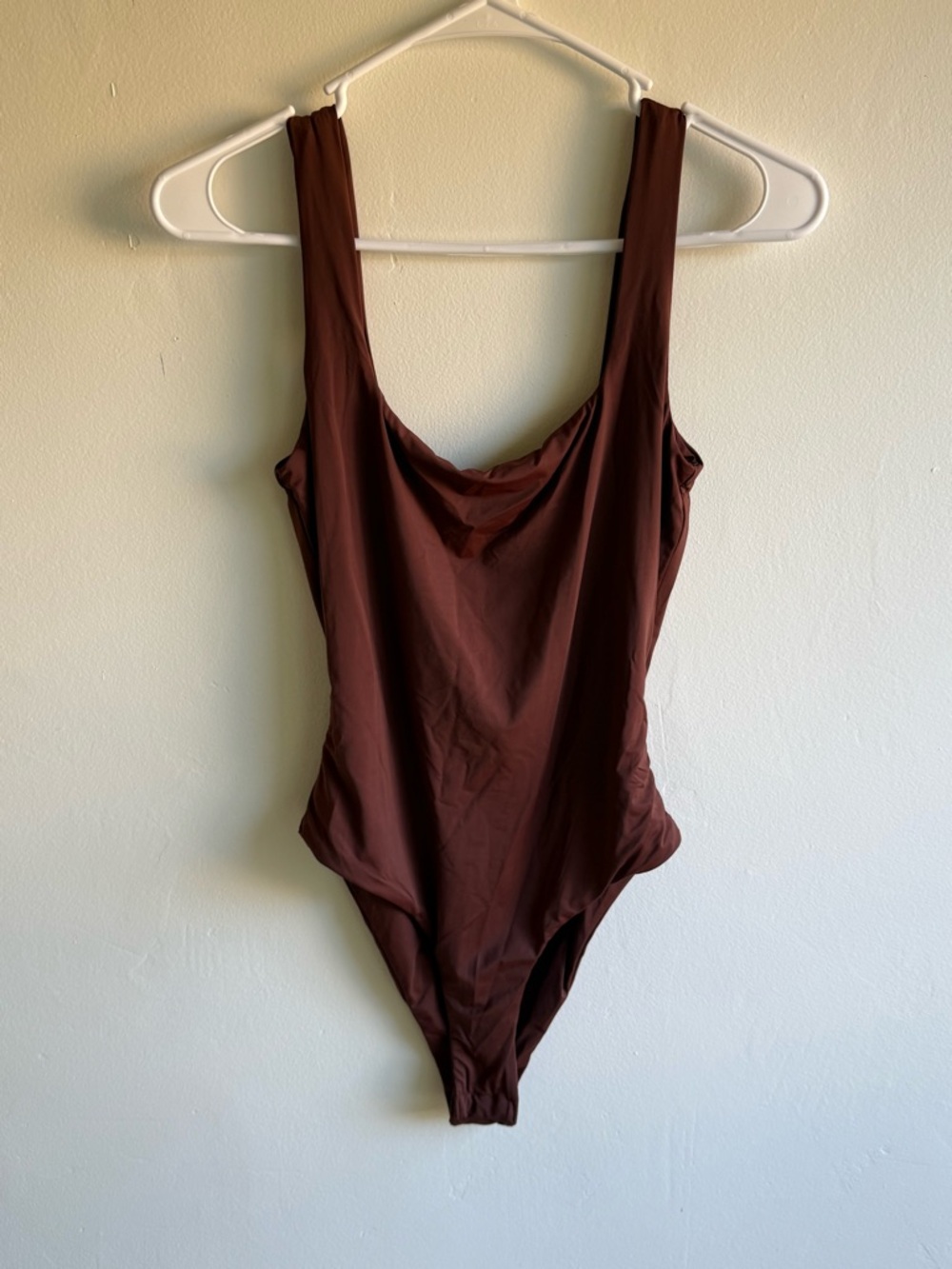 SHEIN Chocolate Brown Sleeveless Bodysuit size Small